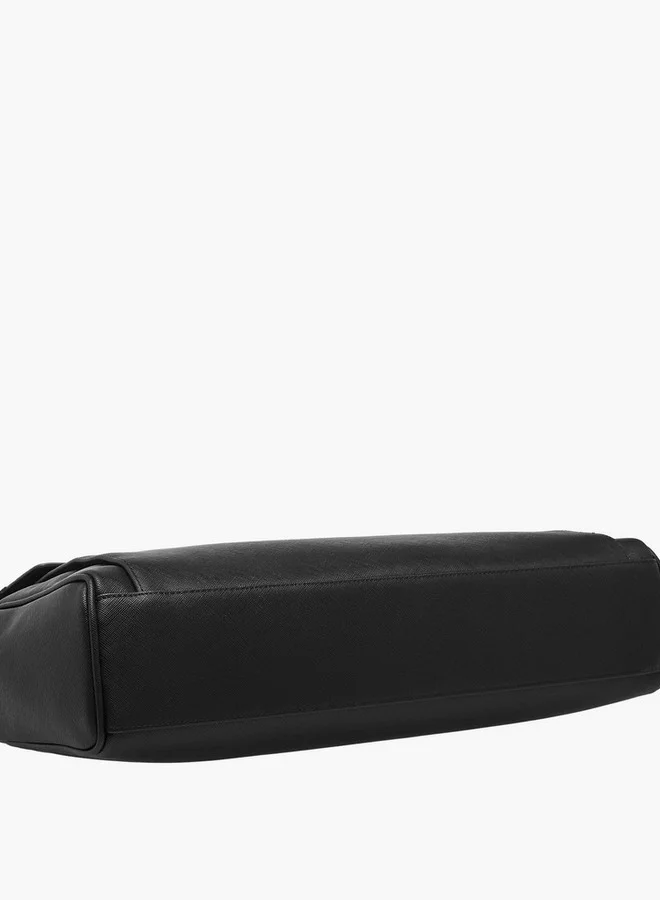 DUCHINI BLACK Men Detachable Strap Portfolio Bag for Men | Best Price UAE